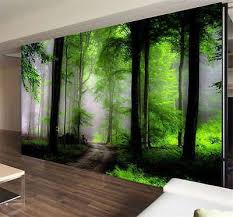 Dream Mysterious Forest Full Wall Mural Photo Wallpaper Print Kids Home 3d Decal Wall Murals Bedroom Home Wallpaper Forest Mural