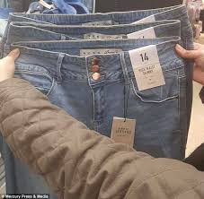 Shopper Slams Primark Size 14 Jeans Over Sizing Disparity