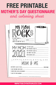 In this quiz we are going to test everyone's mommy trivia, and we will … Mother S Day Questionnaire 2021 All About Mom Printable Fun Loving Families