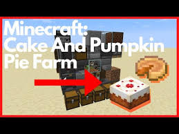 Minecraft Compact Cake And Pumpkin Pie Farm 1 16 5 Farms In One Youtube