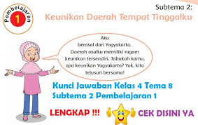 Lengkap Kunci Jawaban Kelas 4 Tema 8 Subtema 2 Pembelajaran 1 Kunci Jawaban Tematik Lengkap Terbaru Simplenews