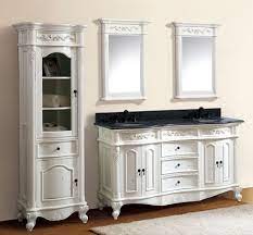 Gently used, vintage, and antique bathroom vanities. Avanity Provence Double 61 Inch Traditional Bathroom Vanity Antique White