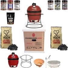 Kamado Joe Ceramic Grill Smoker Oven Joe Junior Grill 16 O Coal Rubs Bundle Birstall