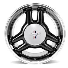Npp fit 17x9 wheel ford mustang 4lug cobra r deep dish chrome rearfrom $179.00. 17x8 Wheel Fits Ford Mustang 4 Lug Cobra R Style Dd Black Rim W Machd Lip Automotive Wheels Tires