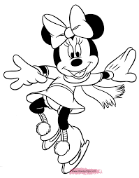 Pick any one you like and it is sure to bring a smile. Mickey And Minnie Ice Skating Coloring Pages Novocom Top