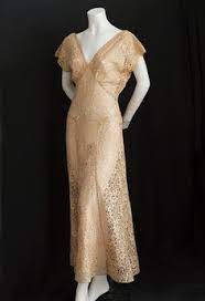 Elegant 1930's art deco liquid satin wedding gown 30's 40's ivory satin wedding gown dress long train slinky bias cut. 31 Speakeasy Wedding Guests Outfits Ideas Vintage Outfits 1930s Fashion Vintage Fashion