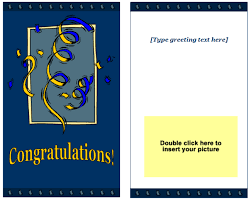 Press and hold the ctrl key, and then press enter. this will take you to the second page of the word document. Free Congratulations Greeting Card Templates Word Psd