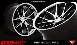 Jante Ferrada Fr2 Finition Noir Face Polie Bord Chrome Www Excluzivwheels Com Chrome Wheels Rims Car Wheel
