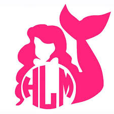 Free Free 169 Monogram Mermaid Silhouette Mermaid Svg SVG PNG EPS DXF File