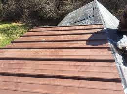 Corrugated metal roofing seems promising. Metal Roofing For The Tiny House Via Craigslist Earth Morning An Ever Growing Tiny Adventure