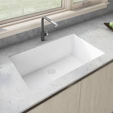 Undermount ceramic kitchen sinks ukcat test results. Ruvati Rvg2030wh Epigranite 30 X 17 Inch Granite Composite Undermount Single Bowl Kitchen Sink In Arctic White