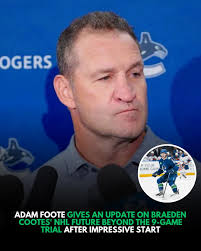 It's an unbelievable feeling. I'm so thankful to be drafted by such an  amazing organization." Rinkside Reporter Olivia McDonald caught up with  #Canucks first round pick, Braeden Cootes.