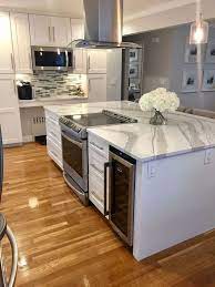 Magnificent Kitchen Island Ideas With Stove White Kitchen Design Kitchen Design New Kitchen Cabinets