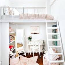 Time to take out those kiddie drawers and clothes boxes and to build in an organised, full closet. Loft Bed Teenage Girl Bedroom Ideas For Small Rooms Novocom Top