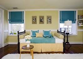 Maxsoft fluffy rug for bedroom, teal shag area rug for living room, 3 x 5 feet, fuzzy rug for girls, kids carpet plush rug for nursery, bedside, floor 4.6 out of 5 stars 1,445 $15.99 $ 15. Yellow And Blue Kids Bedroom Transitional Girl S Room Angie Hranowsky
