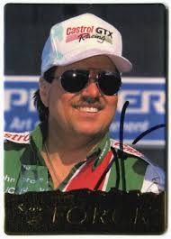 John Force Action Packed NHRA Authentic Hand Signed Autographed Card