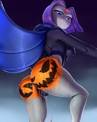 the boogie, raven (dc), dc comics, teen titans, 1girl, ass, bare legs,  breasts, cameltoe, cape, cleft of venus, colored skin, grey skin,  halloween, leotard, looking at viewer, puffy nipples, short hair -