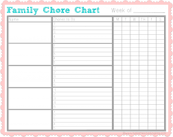 10 free editable printable chore charts cover letter