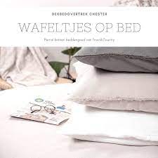 dekbedovertrek chester met wafeltjes dekbedovertrek chester linnen beddengoed