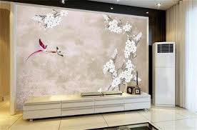 توصيل مجاني 3d خلفيات جدارية مخصصة غير المنسوجة الزهور الصورة طيور العقعق البرقوق زخرفة اللوحة 3d الجدار الجداريات ورق الجدران 3 د تحسين المنزل Alarab Megastore Online Com