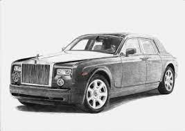 How to draw a vintage car. Rolls Royce Phantom Tungsten Scherbatyuk Pavel Draw To Drive