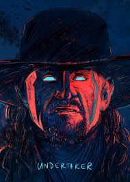 The undertaker is a wwe superstar personified as a deadman, who has been terrifying opponents for over two decades with his ability, tenacity, and mind games. Golden Age Wwe Wrestlers The Undertaker Displate Artwork By Artist Mr Jackpots Part Of An 11 Piece Set Featuring Artwork Bas Undertaker Undertaker Wwe Wwe