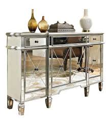 Powell Furniture 3 Drawers Mirrored Console Mirrored Furniture Mirrored Console Table Powell Furniture