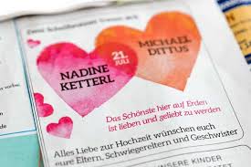 Wer sich liebt lacht auch gerne miteinander. Hochzeitsanzeigen Schone Textvorschlage Fur Die Heiratsanzeige