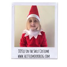 Check out my diy elf shoe vid. Diy Elf On The Shelf Costume A Little Moore