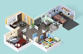25 Two Bedroom House Apartment Floor Plans
