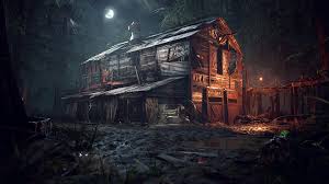 The full release of the game launched on 27 august 2019 for microsoft windows, it was also released on xbox one on 19 september 2019 and playstation 4 on 18 february 2020. Wallpaper Id 154779 Artstation Digital Art Building Night Moon Old House Hunt Showdown