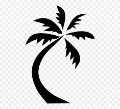 Maybe you would like to learn more about one of these? Two Palms On Island Palm Tree Clip Art Black And White Png Transparent Png 459 Pinclipart