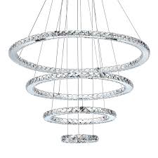 They invite your loved ones to come and sit at the table, add warmth to an already spirited space, and can be great conversation starters. Meerosee Crystal Chandeliers Modern Led Ceiling Lights Fixtures Pendant Lighting Dining Room Chandelier Contemporary Adjustable Stainless Steel Cable 4 Rings Diy Design D31 5 23 6 15 7 7 8 Buy Online In Bahamas At Bahamas Desertcart Com Productid
