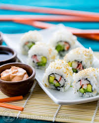 Sushi Rice And California Rolls Recipe Sushi Rice Sushi Recipes Food