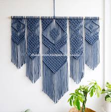 This is a wonderful wall hanging decoration for your bedroom, living room or workspace. Extra Large Modern Macrame Wall Hanging Decorative Blue Macrame Boho Chic Decor Buy Wholesale Handmade Home Art Decor Woven Cotton Macrame Tapestry Wall Hanging Boho Handmade Home Art Decor Woven Cotton Macrame
