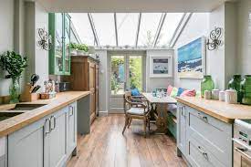Find out how to link indoor and outdoor spaces successfully in our guide. Victorian Terrace Kitchen Country Kitchen Hampshire By The Gilded Cabinet Houzz Ie