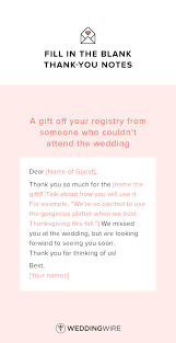 Fill In The Blank Thank You Notes Thank You Card Wording Wedding Thank You Cards Wording Wedding Thank You Cards