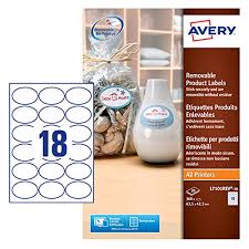 Avery L7101rev 20 Self Adhesive Removable Oval Labels 18 Labels Per A4 Sheet Buy Online In Isle Of Man At Isleofman Desertcart Com Productid 52304336 Avery j8102 10 white glossy oval product labels 63 5 x 42 3mm pack of 180 labels. avery l7101rev 20 self adhesive