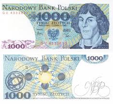 Nicolaus Copernicus 1000 Old Polish Zloty Glossy Poster Picture Photo Money 1588 Banknotes Money Money Notes Bank Notes