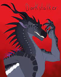 WOF Darkstalker 😏 I fixed his name lol. ((For those of you asking, this is  my art, and I reposted this with his n… | Wings of fire dragons, Wings of  fire,