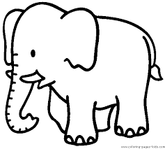 Sept Pack Mtg Elephant Coloring Page Animal Coloring Pages Preschool Coloring Pages