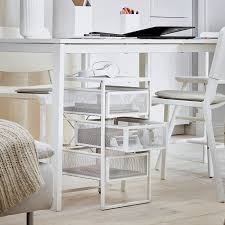 White and black drawers ikea desk. Lennart White Drawer Unit Ikea