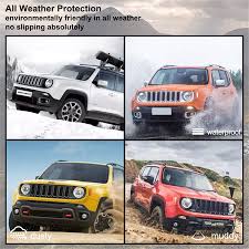 All jeep renegade accessories you see on our website are high quality and backed by our 100% money back guaranteed. Buy Kiwi Master Black Floor Liners Mats Compatible With 2015 2021 Jeep Renegade Accessories Front 2nd Seat All Weather Slush Liner Mat Online In Indonesia B079kzzx8z