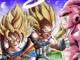 Dragon Ball Z Army Publico En Instagram Amazing Goku Vegeta Vs Kid Buu By Durantattoo Follow Me For Daily Dbz Pics In 2020 Dragon Ball Zelda Characters Dragon