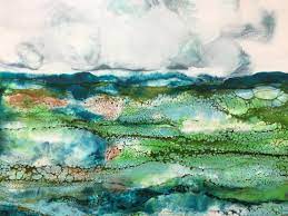 Encaustic brick tile — обожжённый разноцветный кирпич изразец. Encaustic Painting Artists Studio In The Foothills
