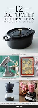 22 Big Ticket Kitchen Items That Are Actually Worth The Expense Kitchen Items Enamel Dutch Oven Cooking Equipment