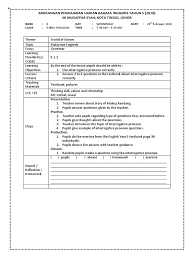 Melalui program ini, murid akan dibimbing melalui fasa alam tadika kepada alam. Year 5 Kssr Lesson Plan