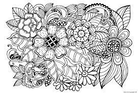 Doodle flower coloring pages for adults. Doodle Coloring Pages Flowers Novocom Top
