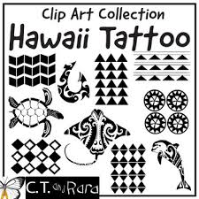 It's realistic and stunning with the bold colors. Hawaiian Clip Art Traditional Designs And Tattoos Bundle By Ct And Rara