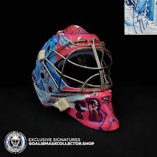 Goalies are the only players who can display a little bit of their personality through their equipment. Reservation Sale Carey Price Signed Goalie Mask Pink Cancer Awareness Goalie Mask Collector